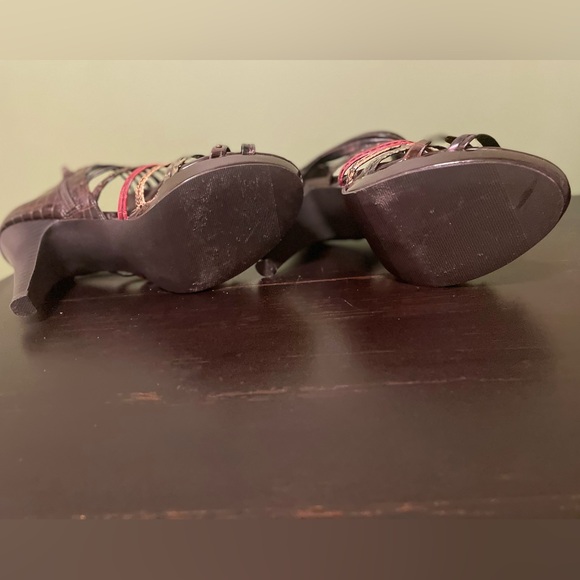 Madden Girl Kickoff Platform Open-toe Gladiator Strappy Sandal Brown Wm size 7.5 - Picture 9 of 9